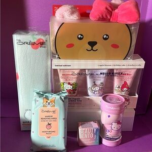 🐣EASTER 🐣 Custom Curated Hello Kitty - The Crème Shop Beauty Set - 🐣🐣🐣